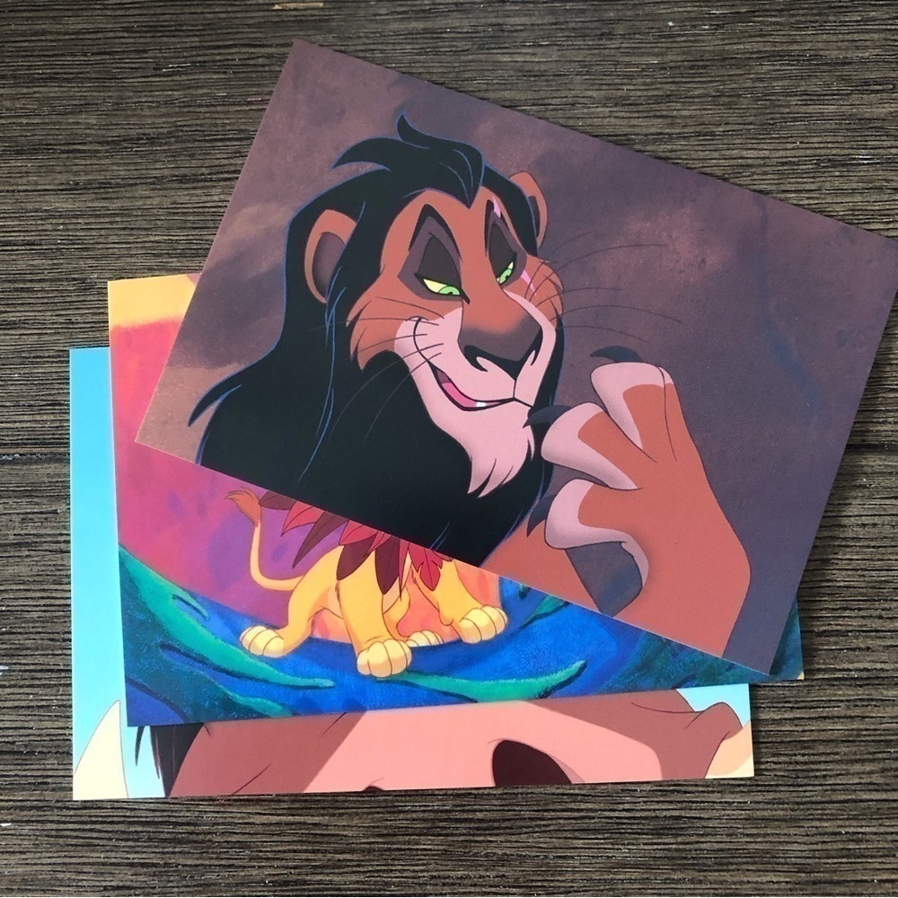 Disney 100 Years Postcards: The lion King